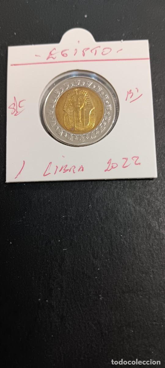 Monedas antiguas de &Aacute;frica: EGIPTO 1 LIBRA 2022 S/C KN=940a (BIMETALICA)