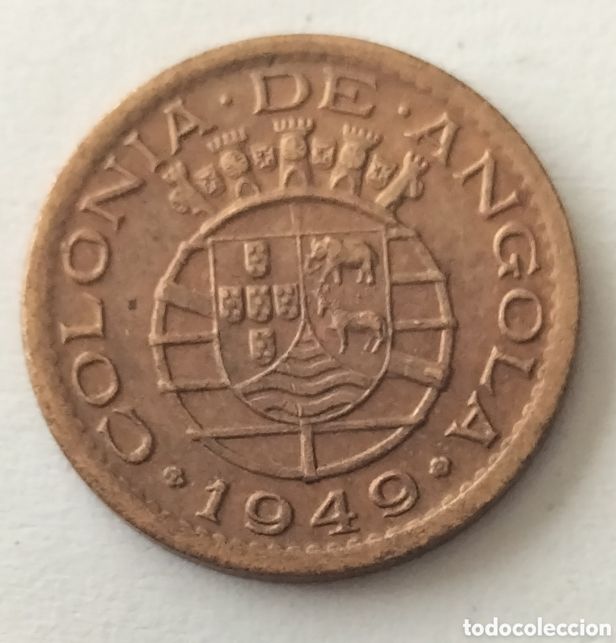 Monedas antiguas de &Aacute;frica: Moneda 10 Centavos 1949 Angola