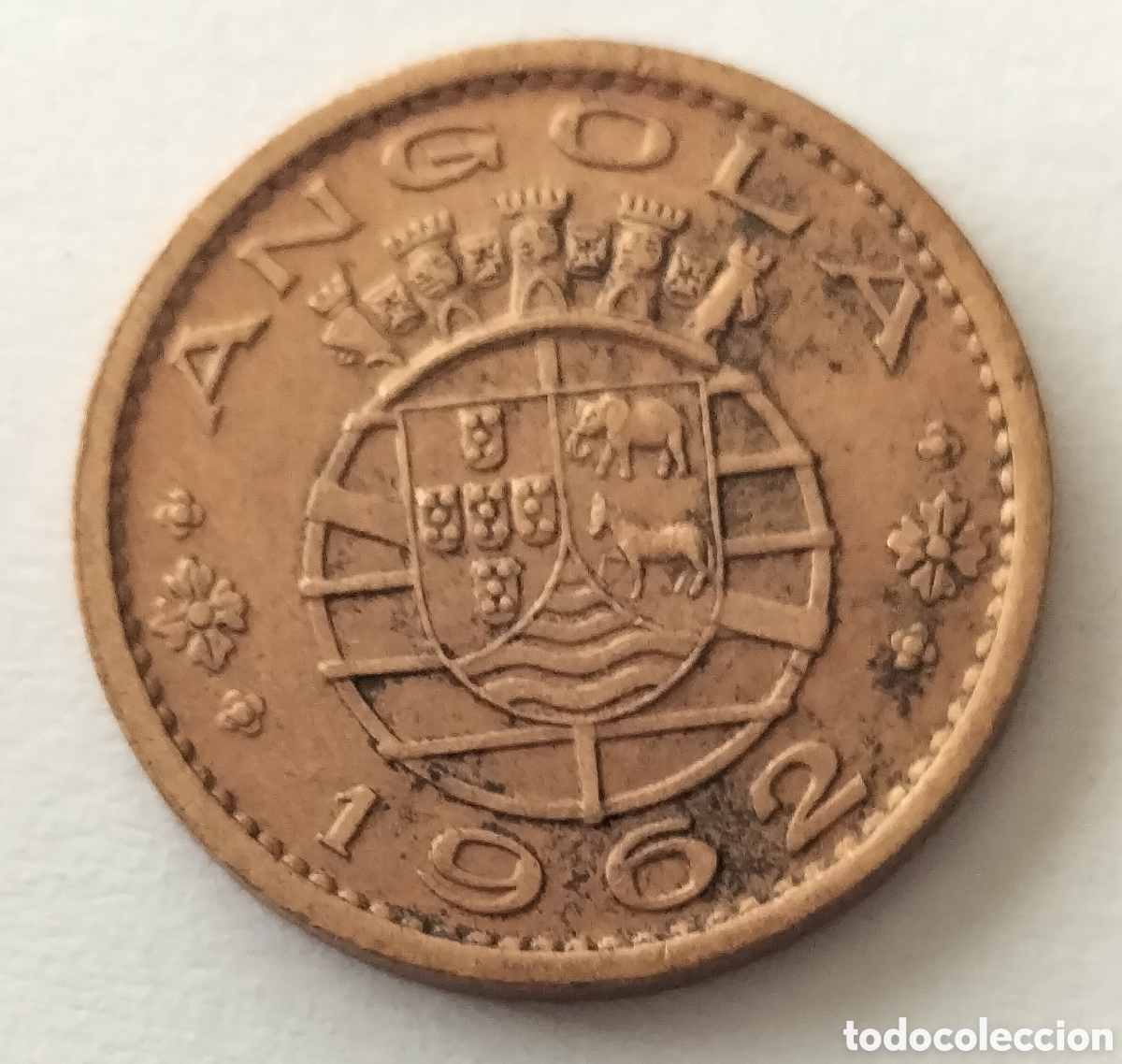 Monedas antiguas de &Aacute;frica: Moneda 20 Centavos 1962 Angola.