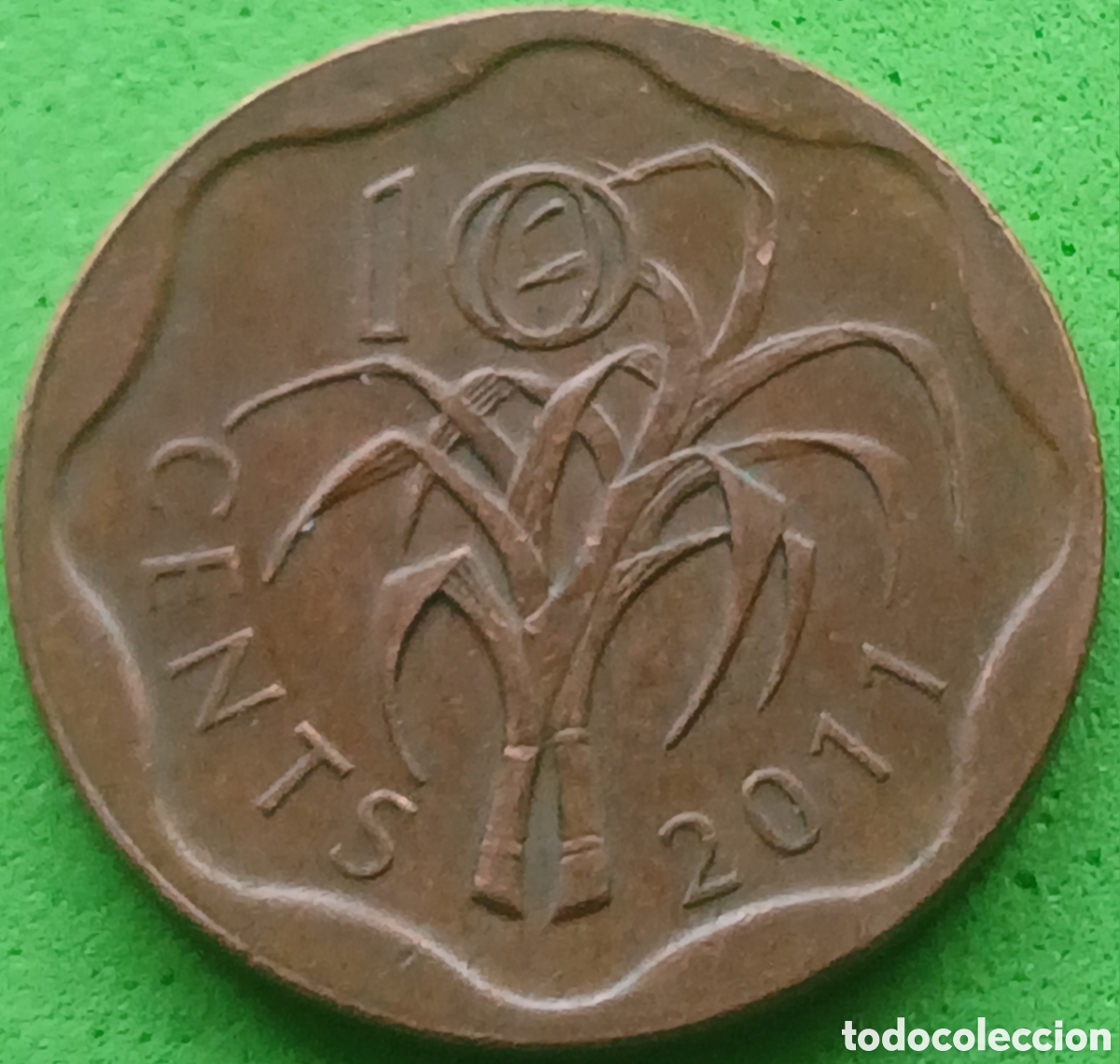 Monedas antiguas de &Aacute;frica: Esuatini ( Swazilandia) 10 cents 2011 km#57