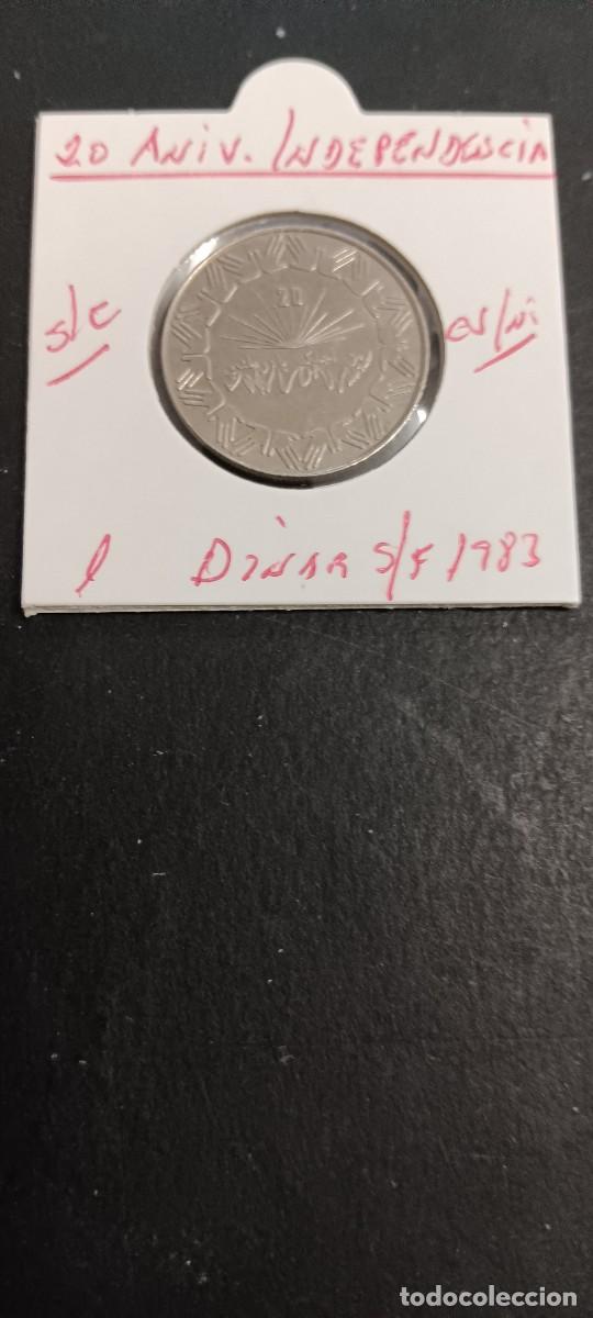 Monedas antiguas de &Aacute;frica: ARGELIA 1 DINAR 1983 S/C KM=112 (CUPRONIQUEL) 20 ANIV. INDEPENDENCIA