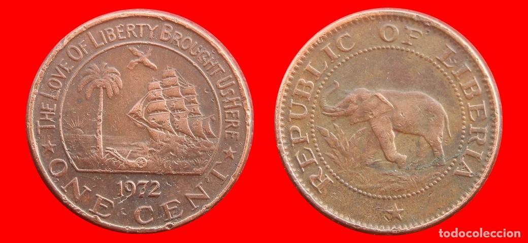Monedas antiguas de &Aacute;frica: 1 CENTAVO 1972 LIBERIA-153996
