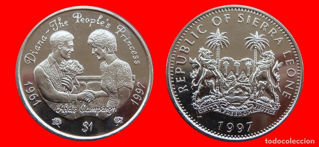 Monedas antiguas de &Aacute;frica: 1 DOLAR 1997 SIN CIRCULAR SIERRA LEONA-9389SC