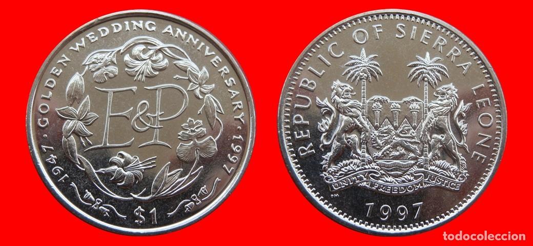Monedas antiguas de &Aacute;frica: 1 DOLAR 1997 SIN CIRCULAR SIERRA LEONA-9390SC