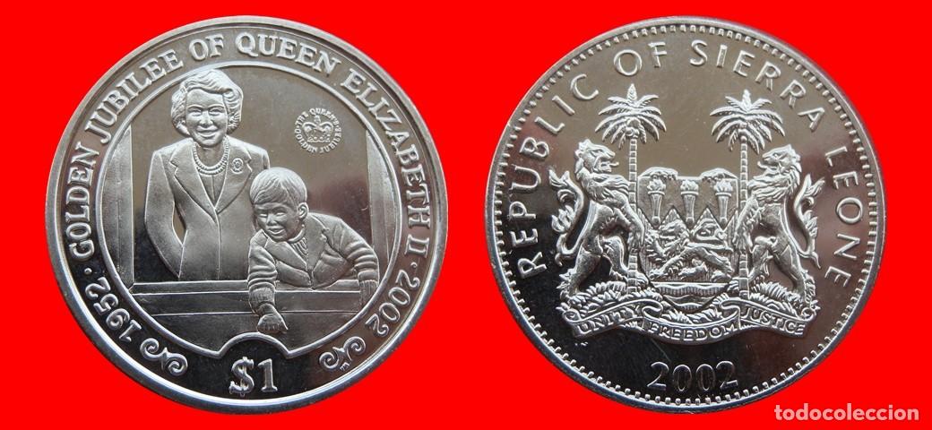 Monedas antiguas de &Aacute;frica: 1 DOLAR 2002 SIN CIRCULAR SIERRA LEONA-9391SC