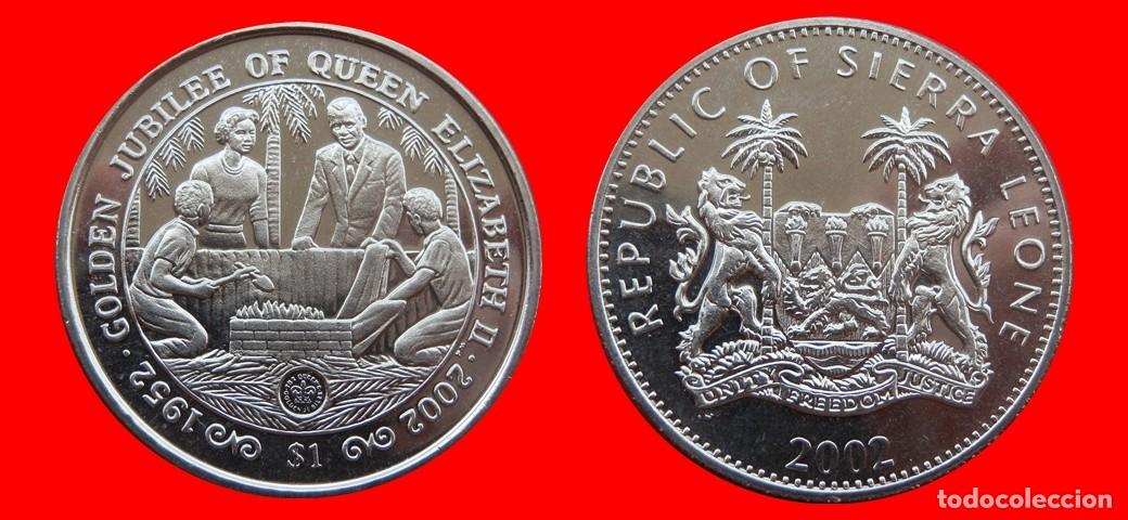Monedas antiguas de &Aacute;frica: 1 DOLAR 2002 SIN CIRCULAR SIERRA LEONA-9392SC