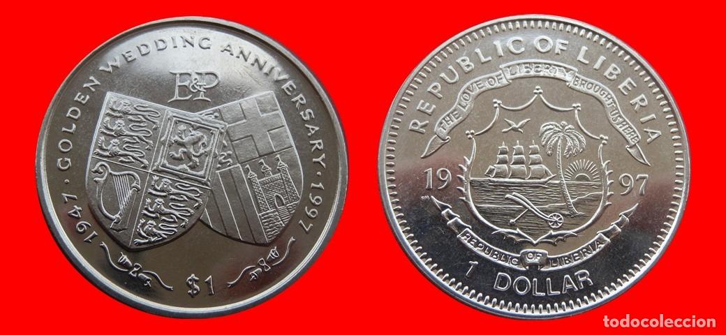Monedas antiguas de &Aacute;frica: 1 DOLAR 1997 SIN CIRCULAR LIBERIA-9396SC