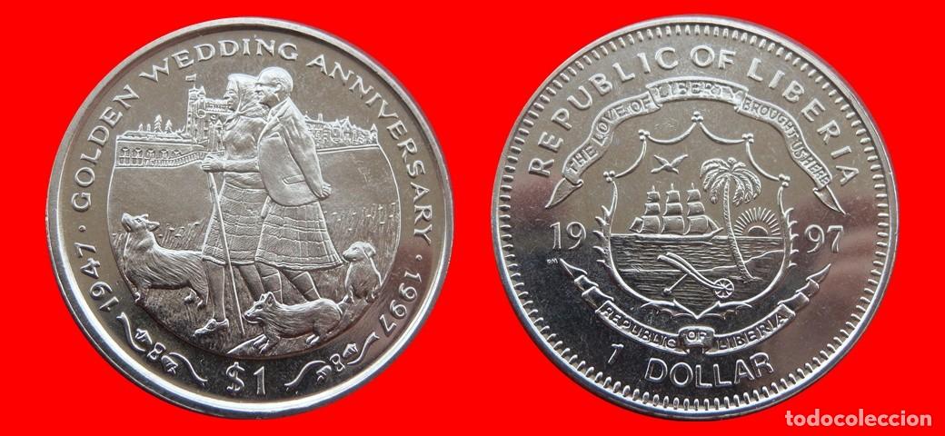 Monedas antiguas de &Aacute;frica: 1 DOLAR 1997 SIN CIRCULAR LIBERIA-9397SC