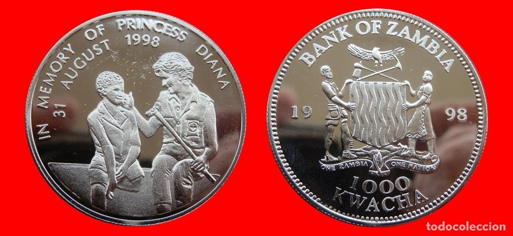 Monedas antiguas de &Aacute;frica: 1000 KWACHA 1998 SIN CIRCULAR ZAMBIA-9398SC