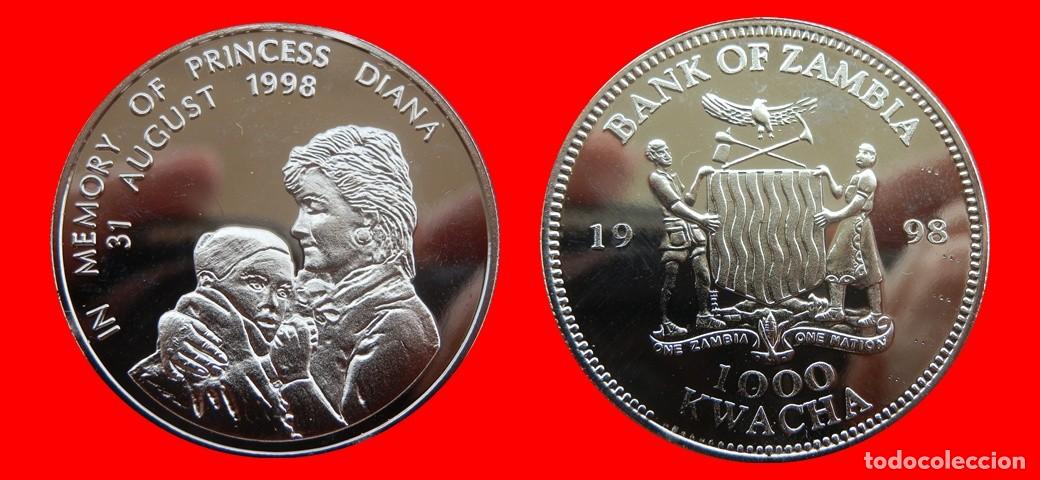 Monedas antiguas de &Aacute;frica: 1000 KWACHA 1998 SIN CIRCULAR ZAMBIA-9402SC