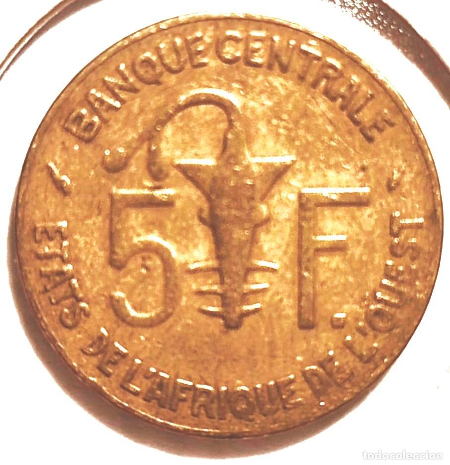 Monedas antiguas de &Aacute;frica: AFRICA OCCIDENTAL (BCEAO) - FRANCO CFA (1958-) - 5 FRANCOS 1982 - A - 3 GR. COBRE-ALUMINIO-NIQUEL