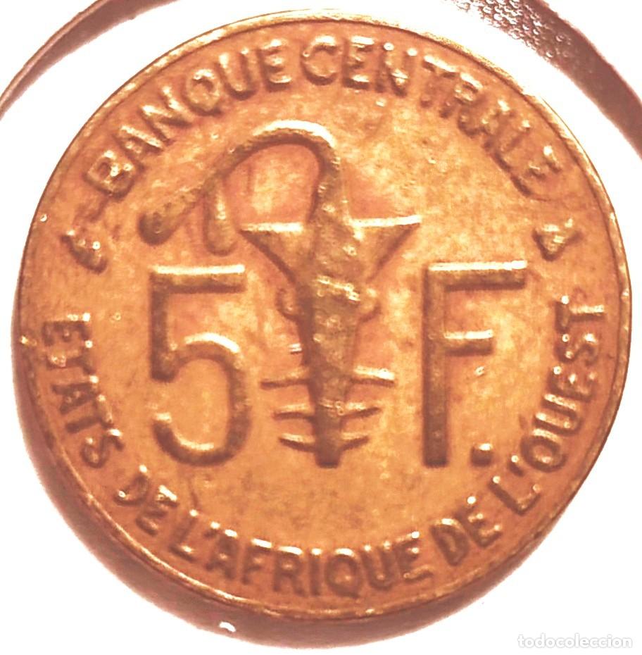 Monedas antiguas de &Aacute;frica: AFRICA OCCIDENTAL (BCEAO) - FRANCO CFA (1958-) - 5 FRANCOS 1999 - A - 3 GR. COBRE-ALUMINIO-NIQUEL