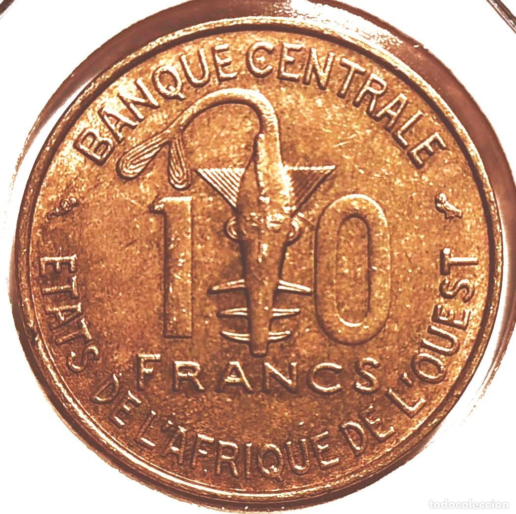Monedas antiguas de &Aacute;frica: AFRICA OCCIDENTAL (BCEAO) - FRANCO CFA (1958-) - 10 FRANCOS 1968 - A - 4 GR. COBRE-ALUMINIO-NIQUEL