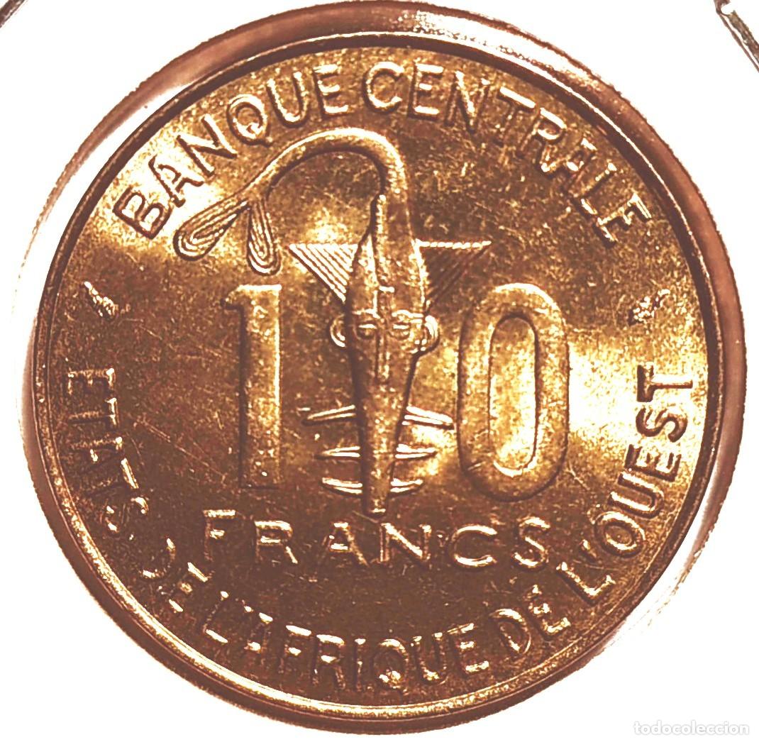 Monedas antiguas de &Aacute;frica: AFRICA OCCIDENTAL (BCEAO) - FRANCO CFA (1958-) - 10 FRANCOS 1976 - A - 4 GR. COBRE-ALUMINIO-NIQUEL