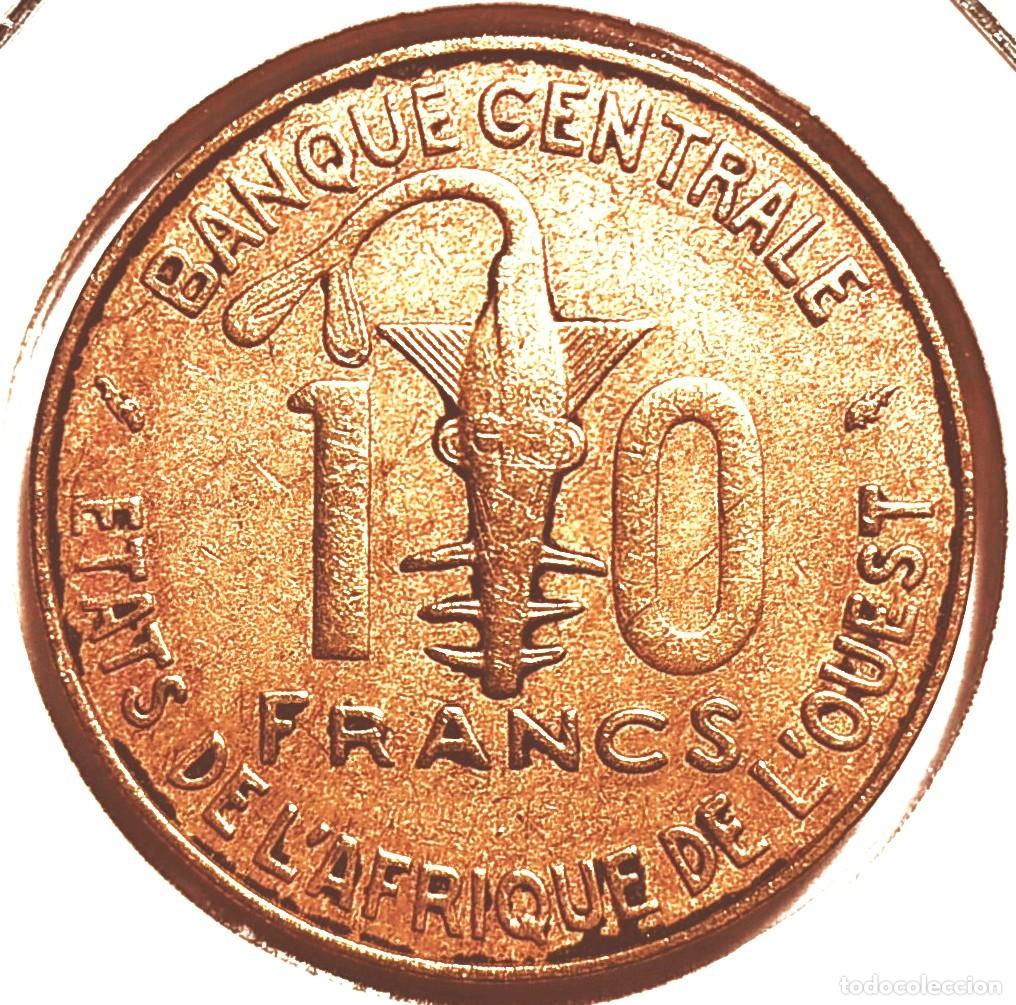 Monedas antiguas de &Aacute;frica: AFRICA OCCIDENTAL (BCEAO) - FRANCO CFA (1958-) - 10 FRANCOS 1979 - A - 4 GR. COBRE-ALUMINIO-NIQUEL