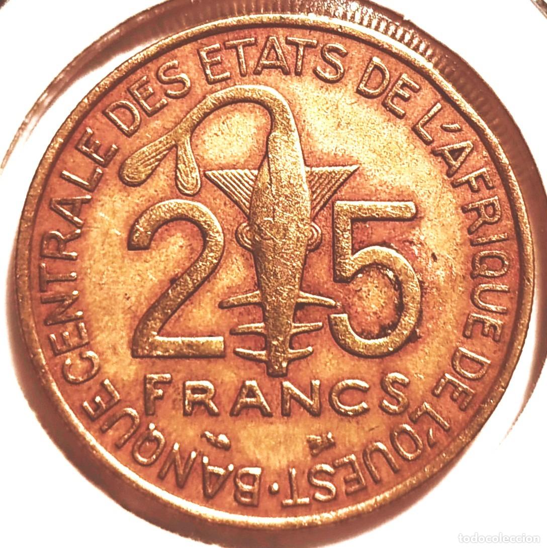 Monedas antiguas de &Aacute;frica: AFRICA OCCIDENTAL (BCEAO) - FRANCO CFA (1958-) - 25 FRANCOS 1996 - A - 8 GR. COBRE-ALUMINIO-NIQUEL