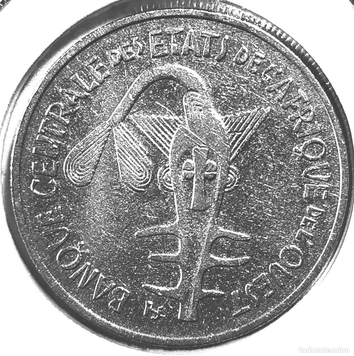 Monedas antiguas de &Aacute;frica: AFRICA OCCIDENTAL (BCEAO) - FRANCO CFA (1958-) - 100 FRANCOS 1968 - A - 7 GR. NIQUEL - DIAMETRO 26 m