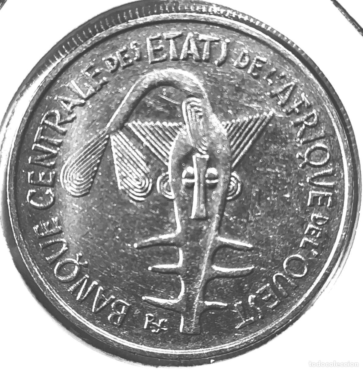 Monedas antiguas de &Aacute;frica: AFRICA OCCIDENTAL (BCEAO) - FRANCO CFA (1958-) - 100 FRANCOS 1976 - A - 7 GR. NIQUEL - DIAMETRO 26 m