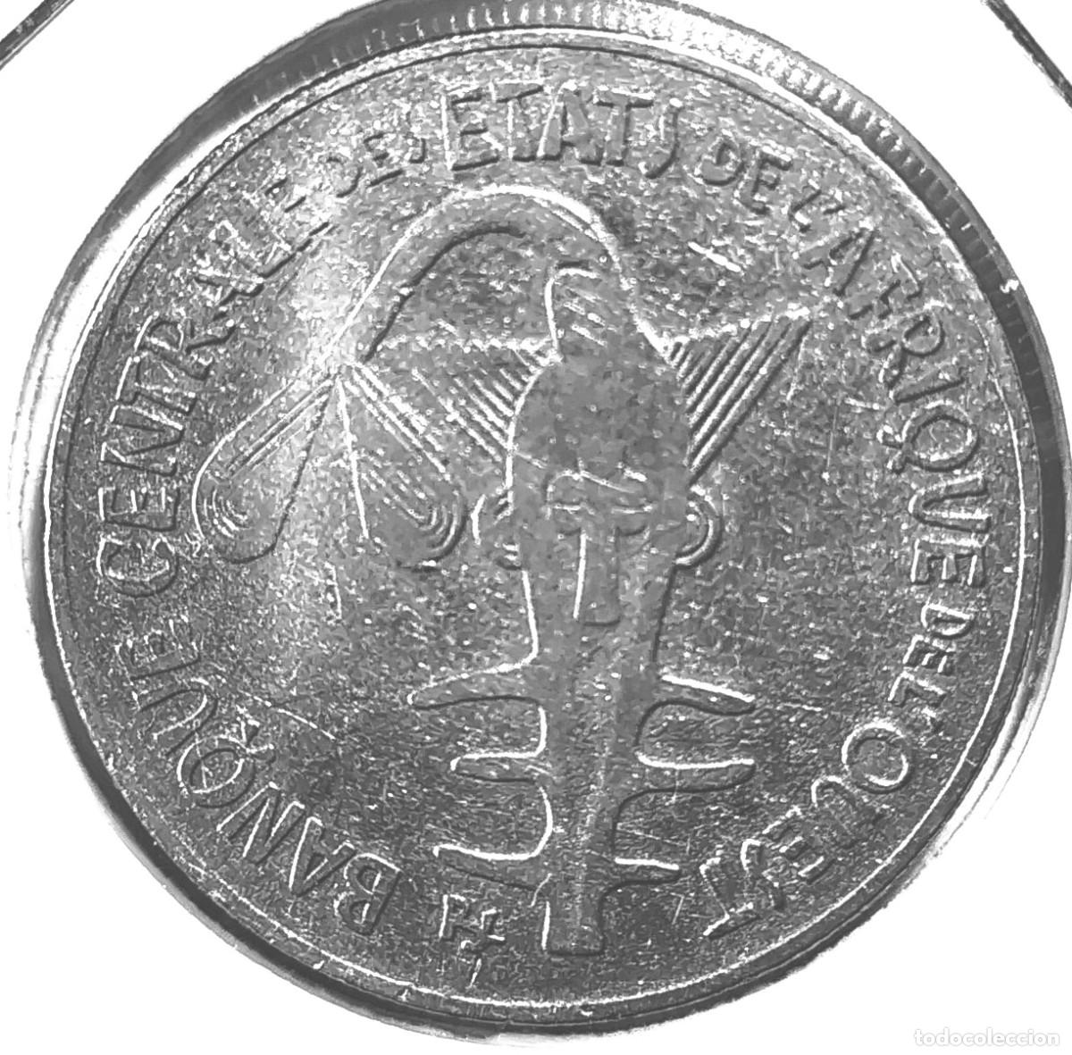 Monedas antiguas de &Aacute;frica: AFRICA OCCIDENTAL (BCEAO) - FRANCO CFA (1958-) - 100 FRANCOS 1987 - A - 7 GR. NIQUEL - DIAMETRO 26 m