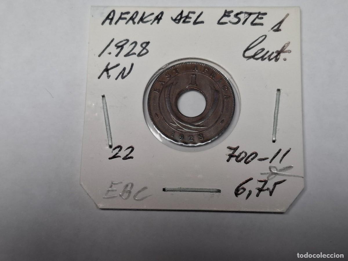 Monedas antiguas de &Aacute;frica: 1 CENTIMO de 1928 KN KM 22 AFRICA DEL ESTE en EBC