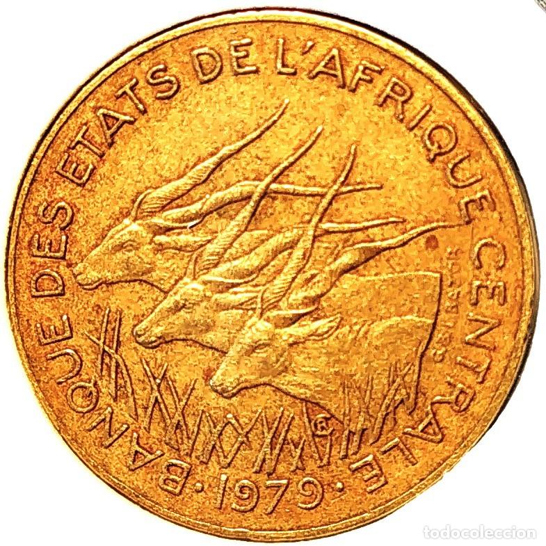 Monedas antiguas de &Aacute;frica: AFRICA CENTRAL (BEAC) - FRANCO CFA (1973-) - 5 FRANCOS 1979 - A - 3 GR. COBRE-ALUMINIO-NIQUEL