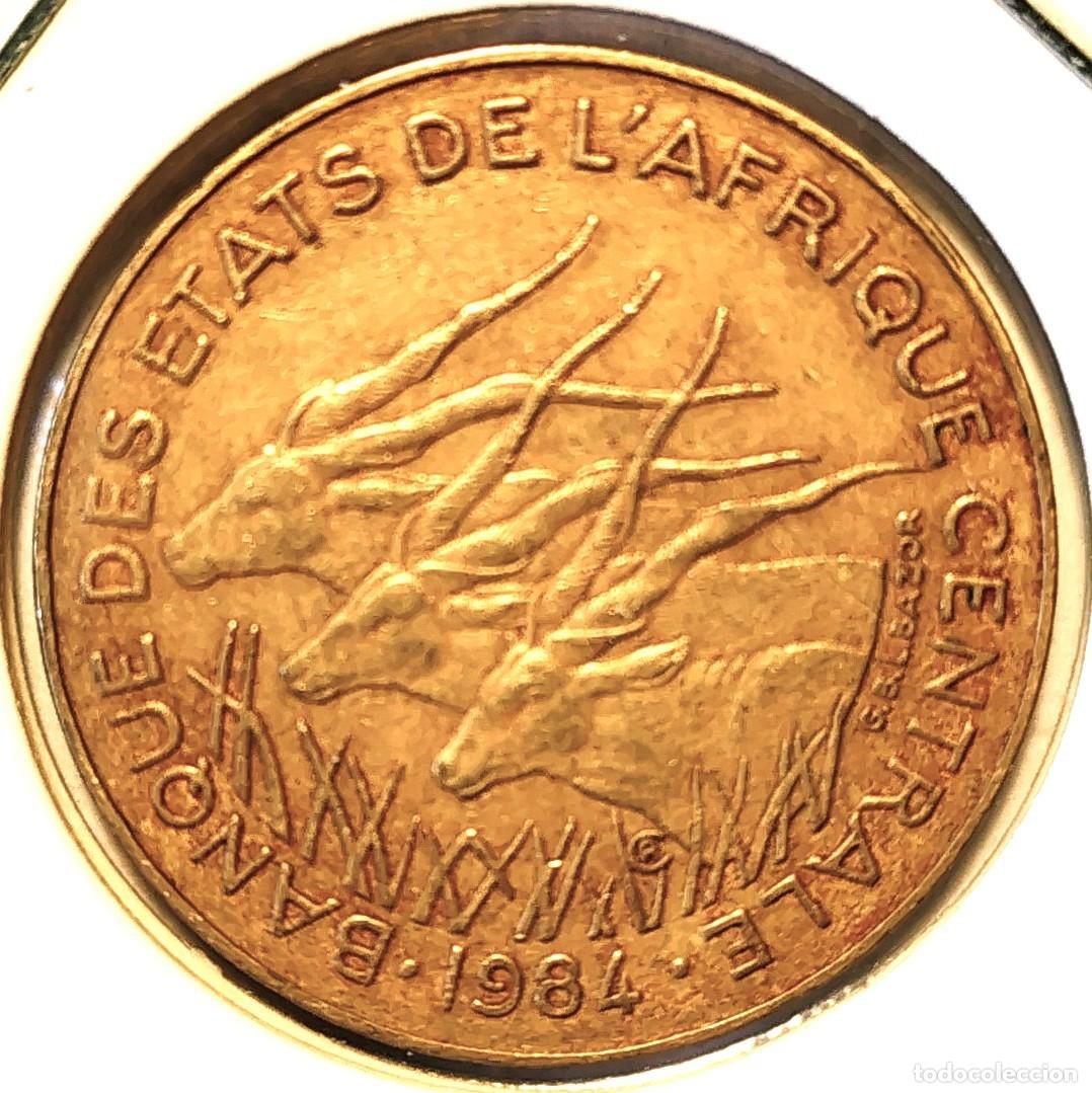 Monedas antiguas de &Aacute;frica: AFRICA CENTRAL (BEAC) - FRANCO CFA (1973-) - 10 FRANCOS 1984 - A - 4 GR. COBRE-ALUMINIO-NIQUEL
