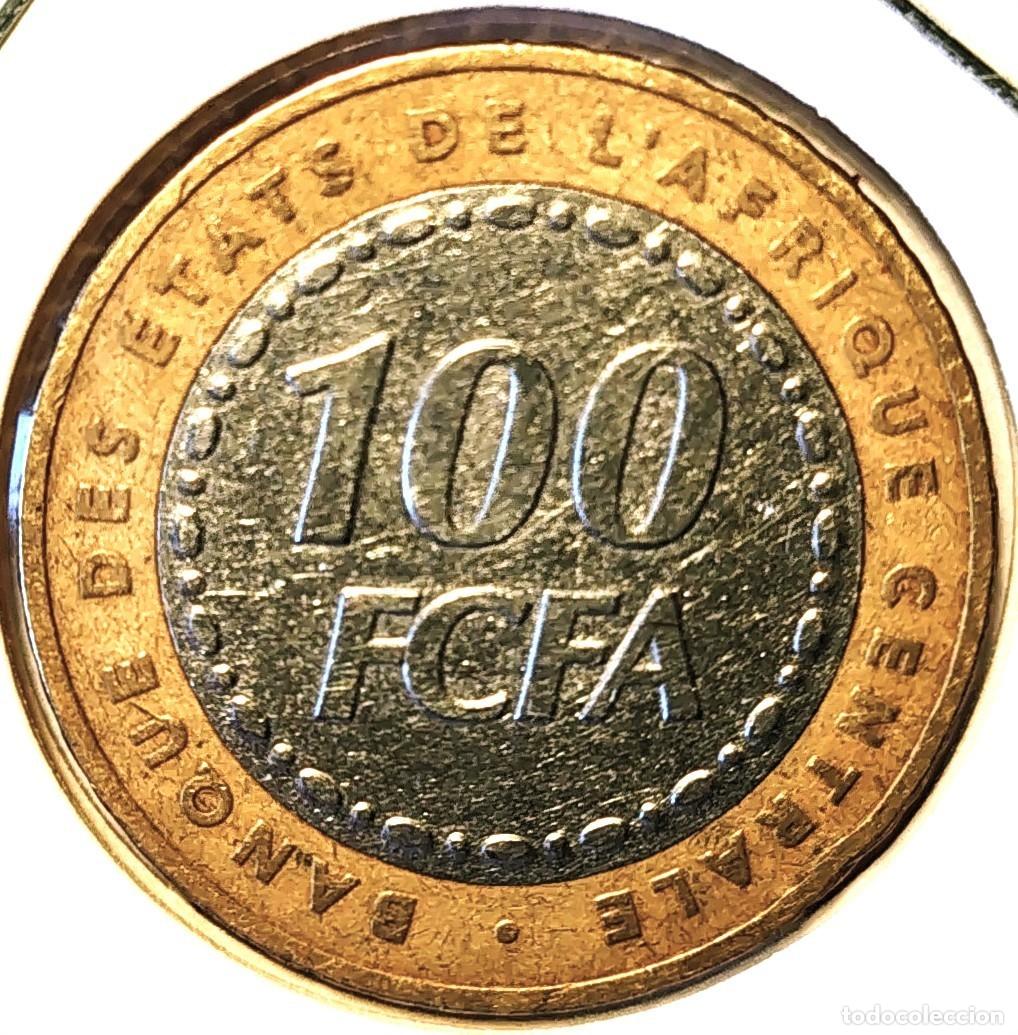 Monedas antiguas de &Aacute;frica: AFRICA CENTRAL (BEAC) - FRANCO CFA (1973-) - 100 FRANCOS 2006 - A - 6 GR. BIMETALICA - DIAMETRO 24 m