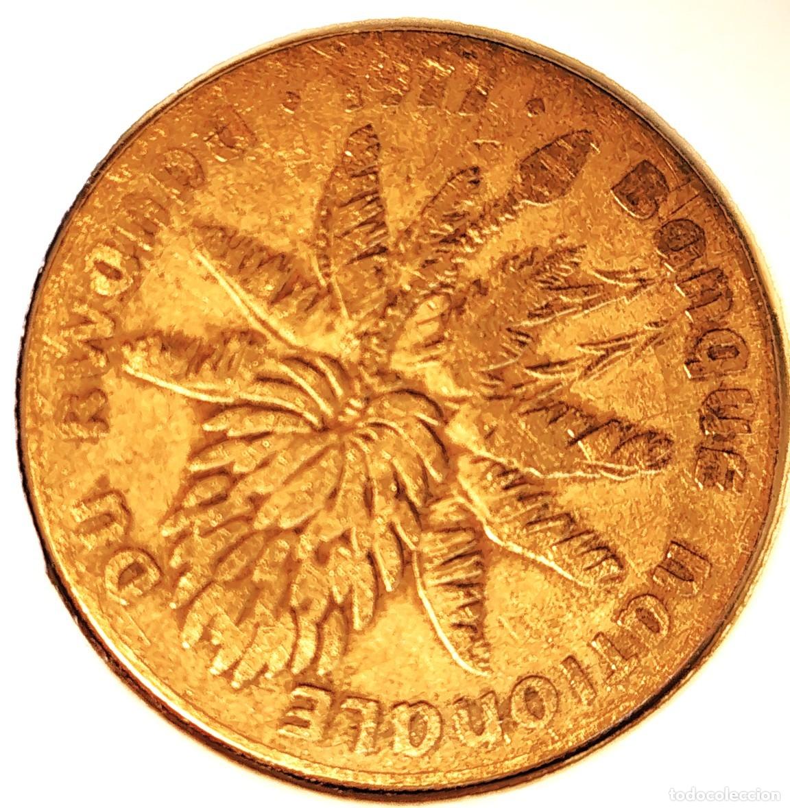 Monedas antiguas de &Aacute;frica: RUANDA (1964-) - 20 FRANCOS 1977 - A - 7,95 GR. LATON - DIAMETRO 27 mm - KM#15 - MB