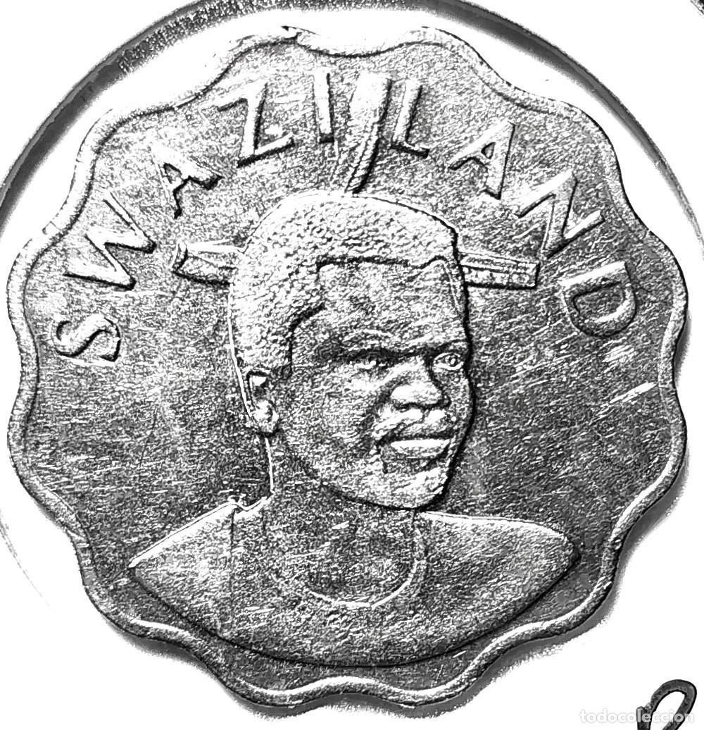 Monedas antiguas de &Aacute;frica: ESUATINI (SWAZILANDIA) (1985-) - 20 CENTAVOS 1996 - REY MSWATI III - A - 5,52 GR. CUPRONIQUEL