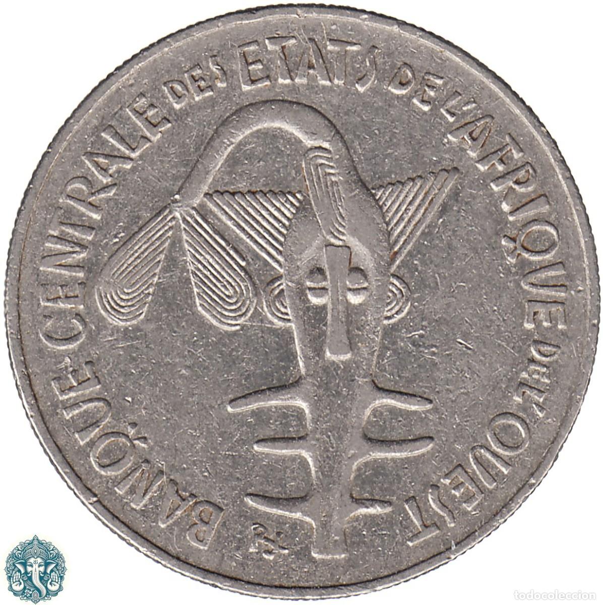 Monedas antiguas de &Aacute;frica: ESTADOS DEL &Aacute;FRICA OCCIDENTAL 100 Francos CFA 1996 (BCEAO) KM#4 &Aacute;FRICA DEL OESTE