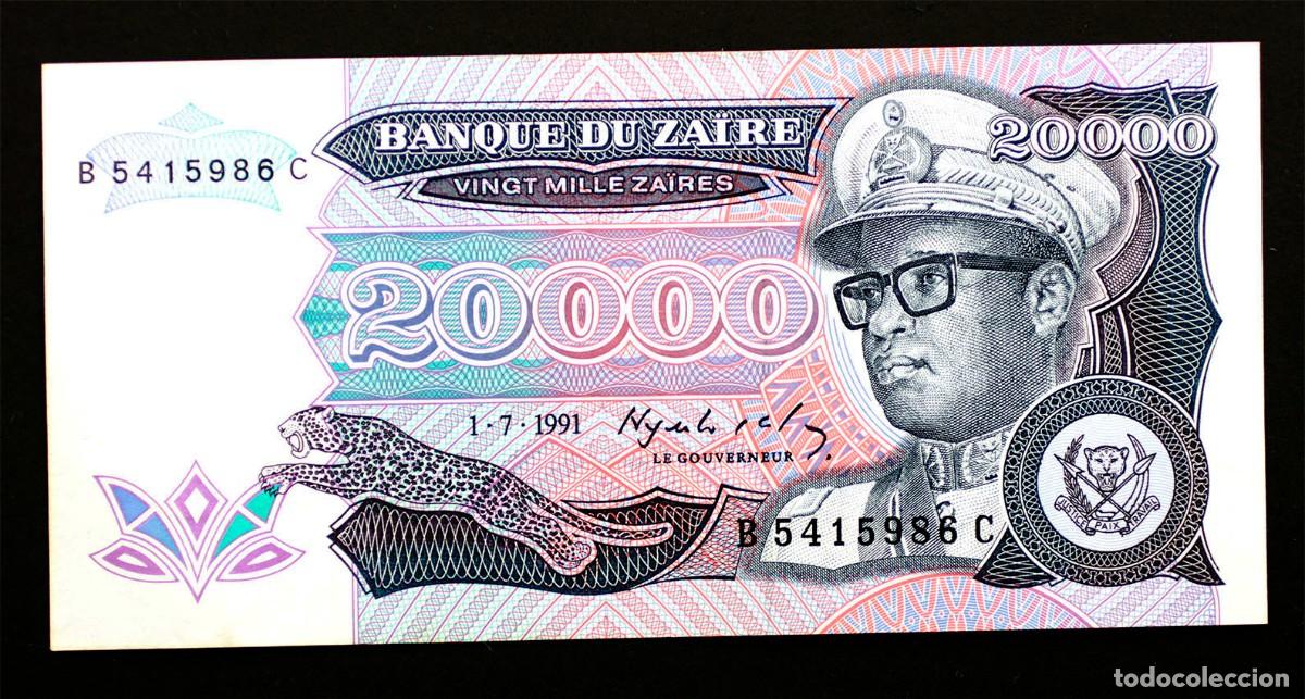 Monedas antiguas de &Aacute;frica: SC-Congo. Zaire. 20000 Zaires 1991. SC/UNC.