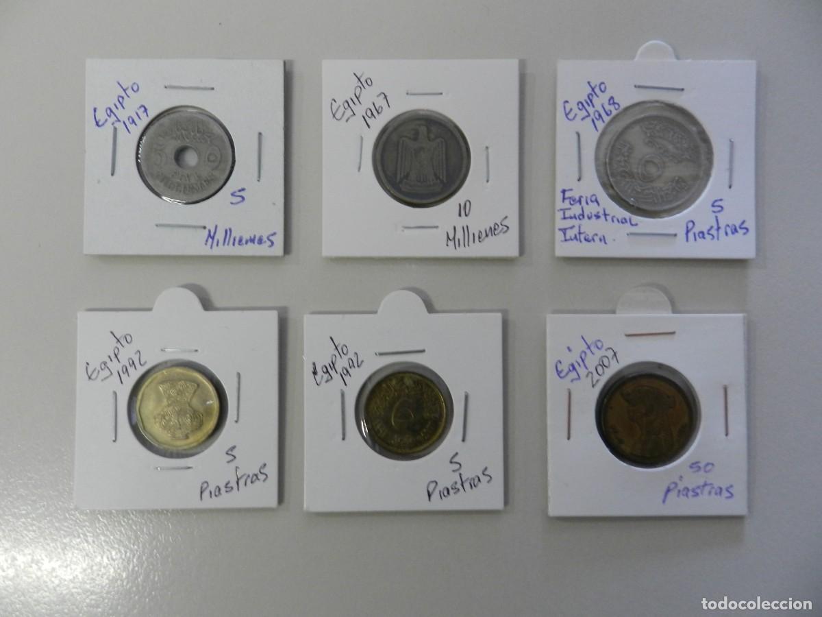 Monedas antiguas de &Aacute;frica: Lote de monedas de Egipto