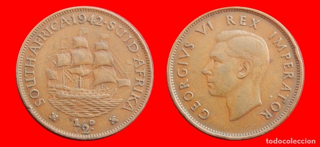 Monedas antiguas de &Aacute;frica: 1/2 PENIQUE PENNY 1942 SUDAFRICA-154190