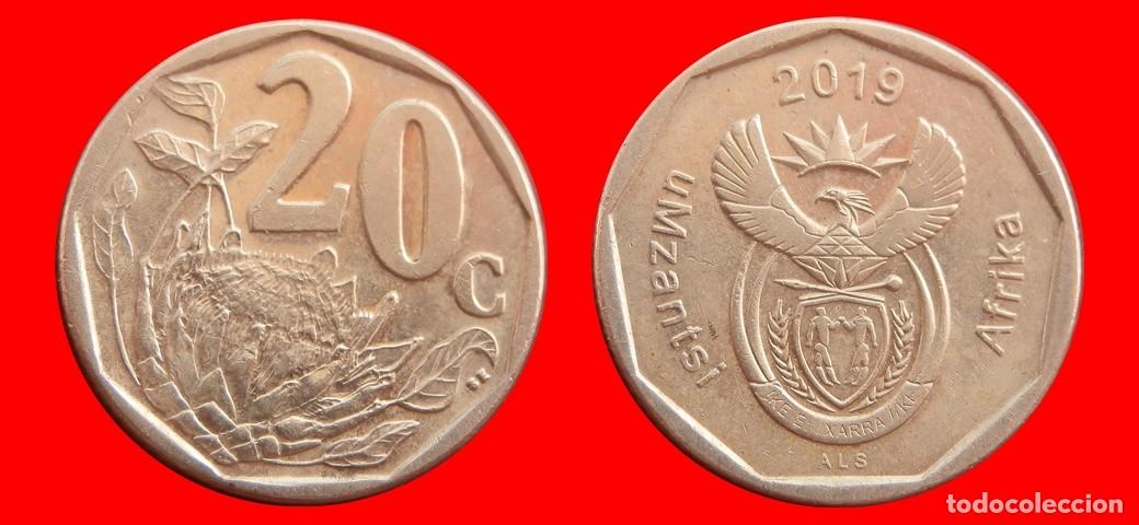 Monedas antiguas de &Aacute;frica: 20 CENTAVOS 2019 SUDAFRICA-154195