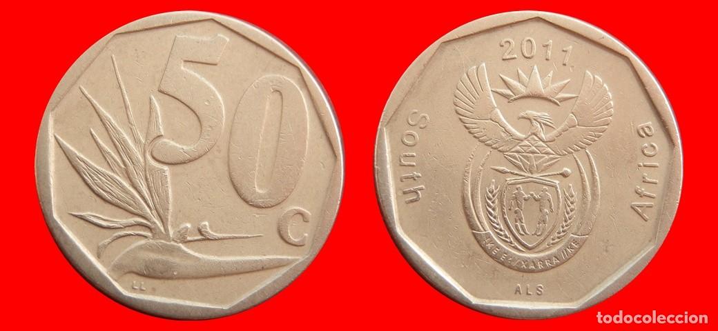 Monedas antiguas de &Aacute;frica: 50 CENTAVOS 2011 SUDAFRICA-154197
