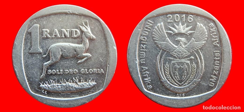 Monedas antiguas de &Aacute;frica: 1 RAND 2016 SUDAFRICA-154204