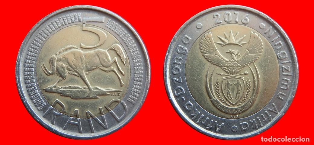 Monedas antiguas de &Aacute;frica: 5 RAND 2016 SUDAFRICA-154212