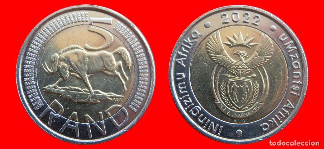 Monedas antiguas de &Aacute;frica: 5 RAND 2022 SUDAFRICA-154213