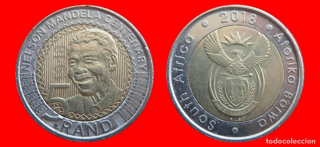 Monedas antiguas de &Aacute;frica: 5 RAND 2018 SUDAFRICA-154217
