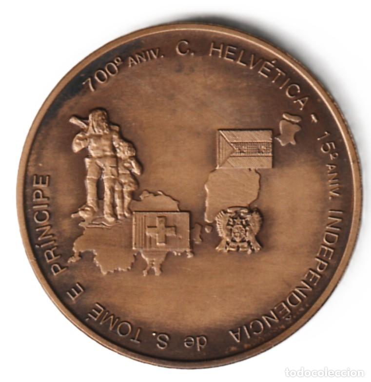 Monedas antiguas de &Aacute;frica: Santo Tom&eacute; y Pr&iacute;ncipe 1000 dobras 1990 KM# 115
