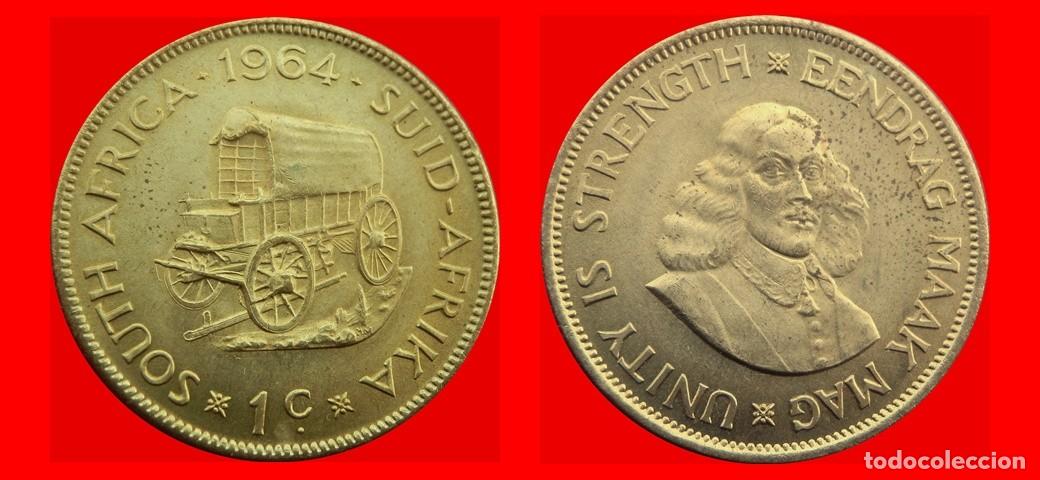 Monedas antiguas de &Aacute;frica: 1 CENTAVO 1964 SIN CIRCULAR SUDAFRICA-9598SC
