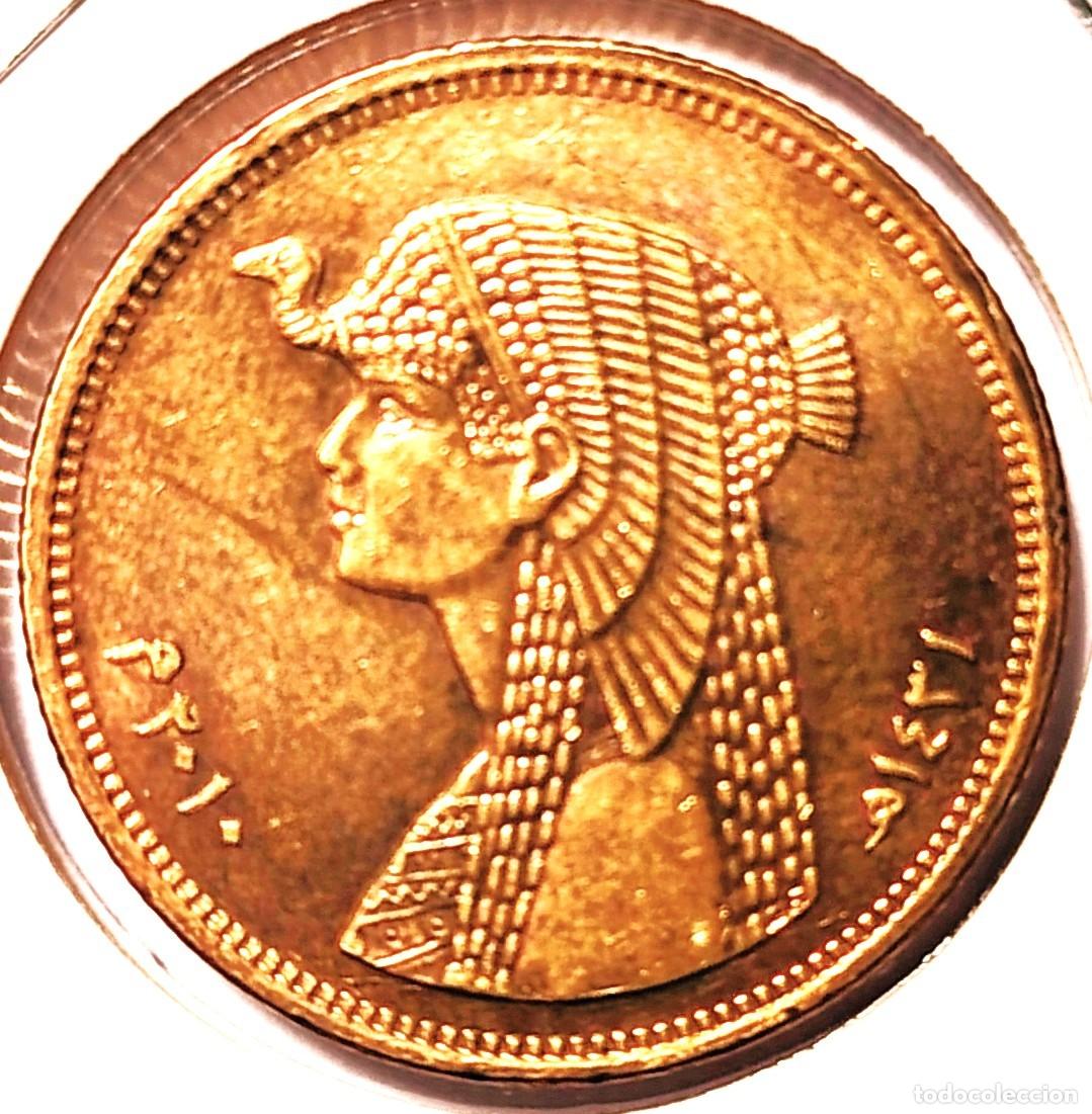 Monedas antiguas de &Aacute;frica: EGIPTO (1971-) - 50 PIASTRAS 2010-AH1430 - A - 4,80 GR. ACERO LATONADO - DIAMETRO 23 mm - KM#942.2