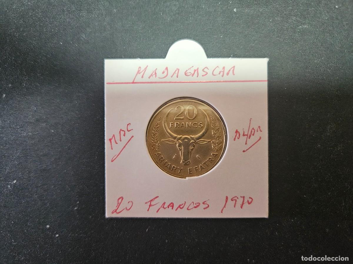 Monedas antiguas de &Aacute;frica: MADAGASCAR 20 FRANCOS 1970 MBC KM=12 (ALUMINIO-BRONCE)