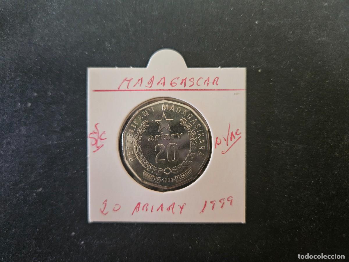 Monedas antiguas de &Aacute;frica: MADAGASCAR 20 ARIARY 1999 /C KM=24.2 (NIQUEL-ACERO)