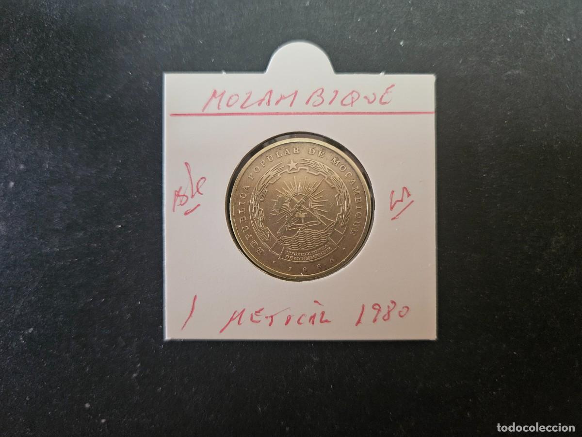 Monedas antiguas de &Aacute;frica: MOZAMBIQUE 1 METICAL 1980 BC KM=99 (LAT&Oacute;N)