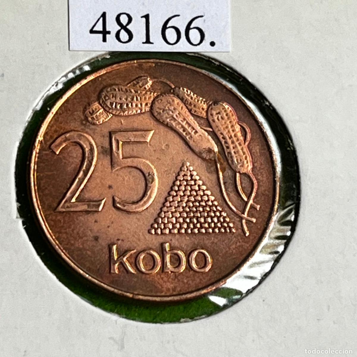 Monedas antiguas de &Aacute;frica: Nigeria 25 kobo 1991