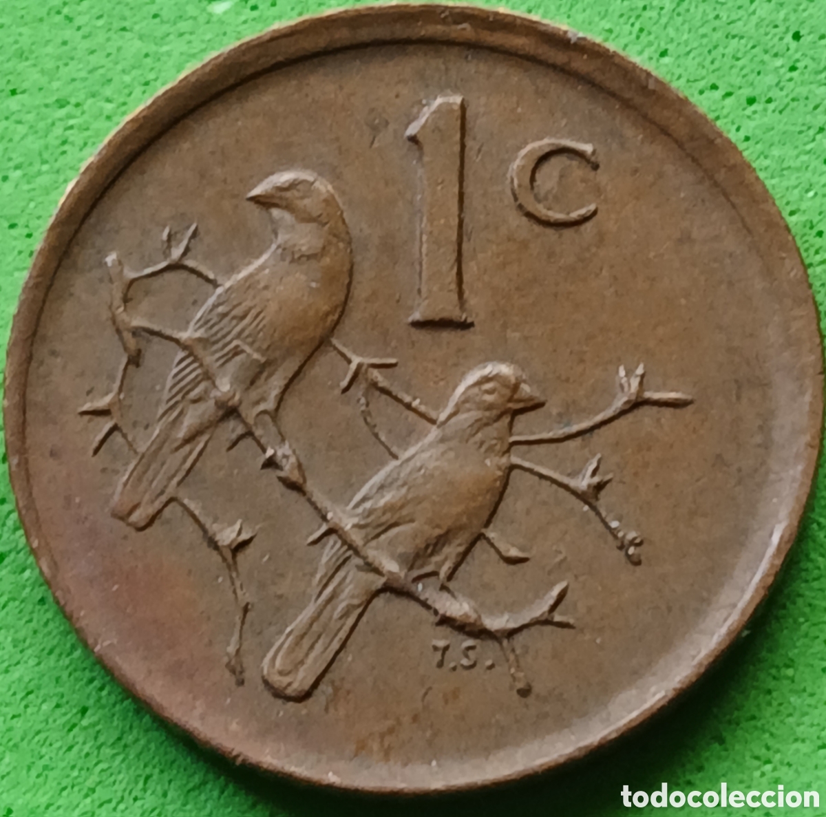 Monedas antiguas de &Aacute;frica: Suid &Aacute;frika 1 cent 1983 km#82