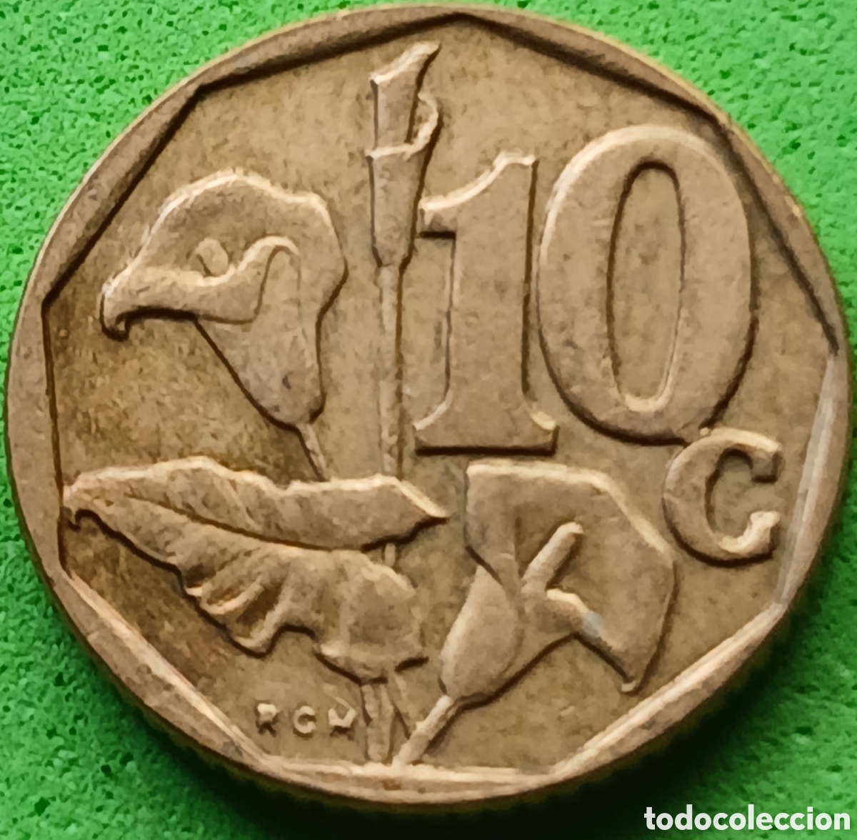 Monedas antiguas de &Aacute;frica: South &Aacute;frica 10 cents 1997 km#161