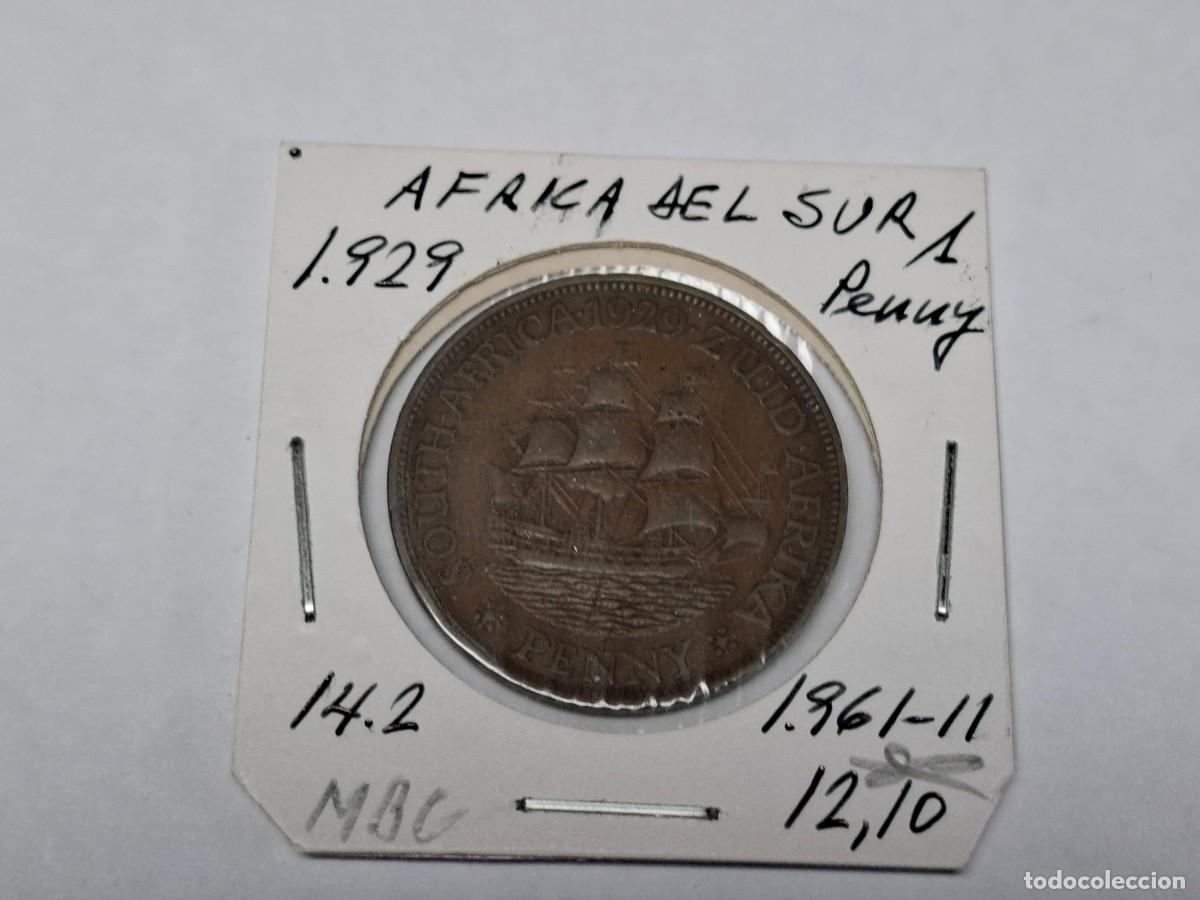 Monedas antiguas de &Aacute;frica: 1 de PENNY de 1929 KM 14.2 AFRICA DEL SUR en MBC