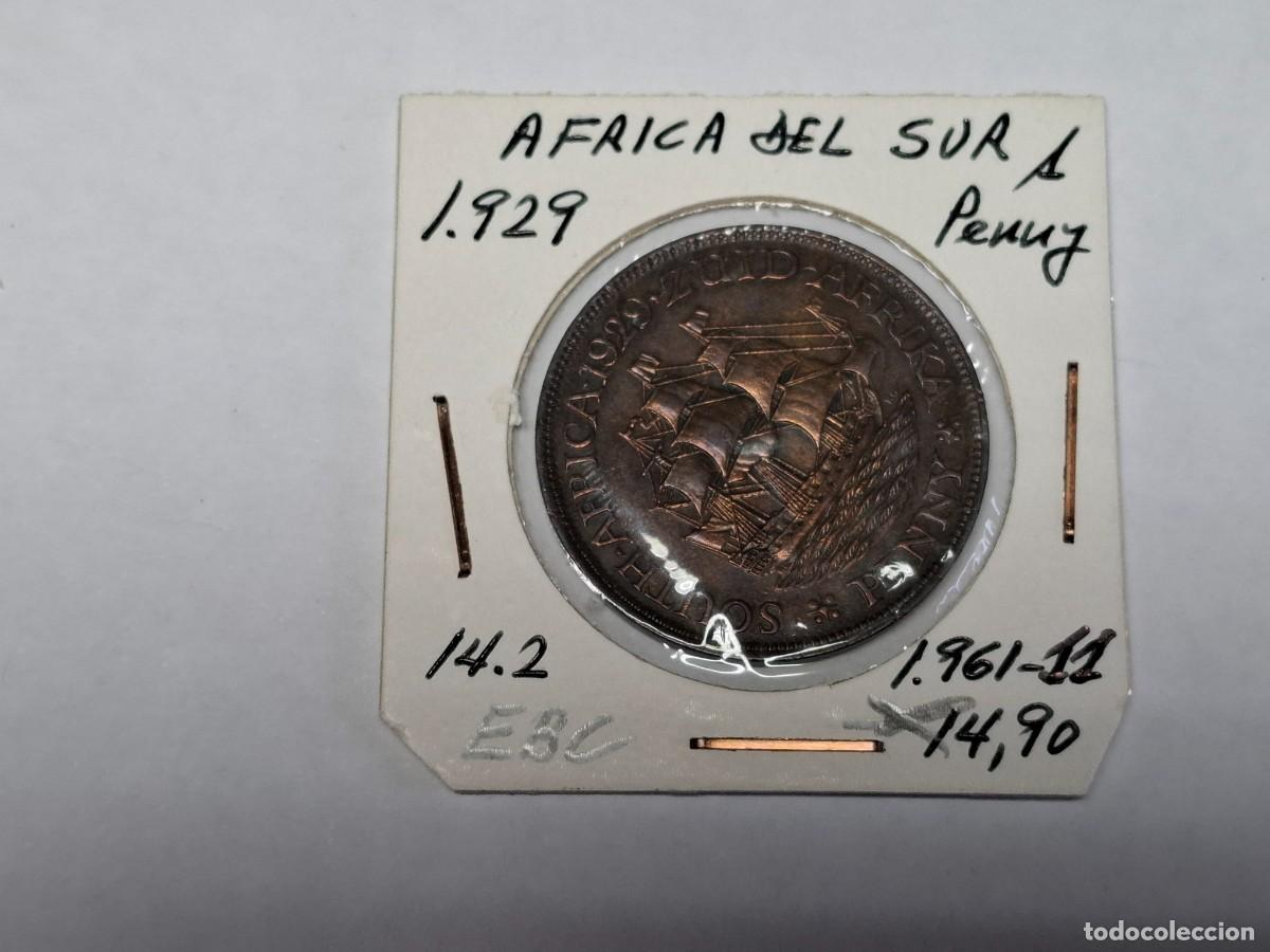 Monedas antiguas de &Aacute;frica: 1 de PENNY de 1929 KM 14.2 AFRICA DEL SUR en EBC